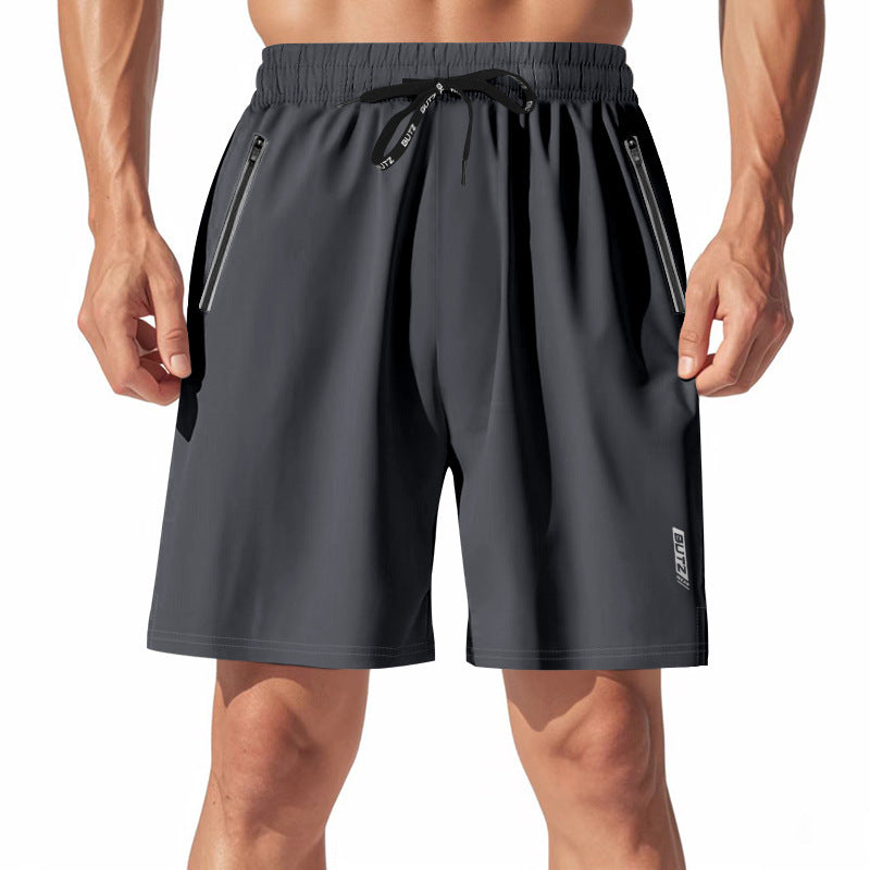 Herren Sportliche Badeshorts mit feuchtigkeitsregulierender Technologie und praktischen Reißverschlusstaschen Heidi-Mode