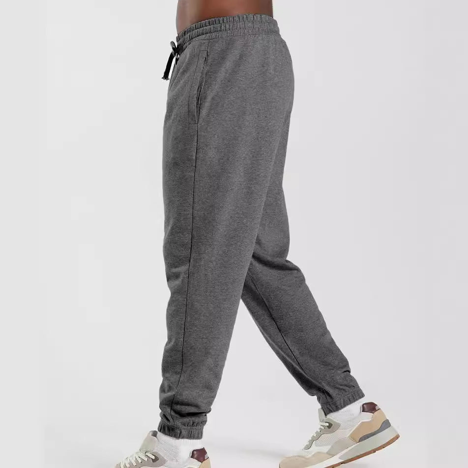 Herren Sportliche Jogginghose mit elastischem Bund und seitlichen Taschen Heidi-Mode