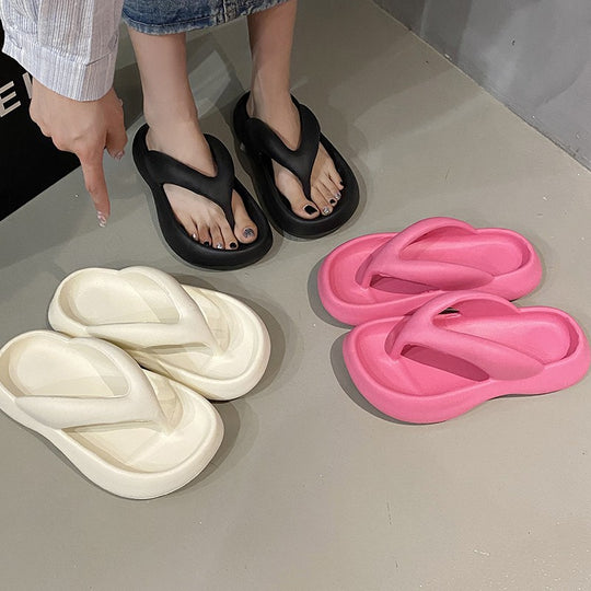 Damen Komfortable ergonomische Flip-Flops mit rutschfester Sohle und atmungsaktivem Design Heidi-Mode