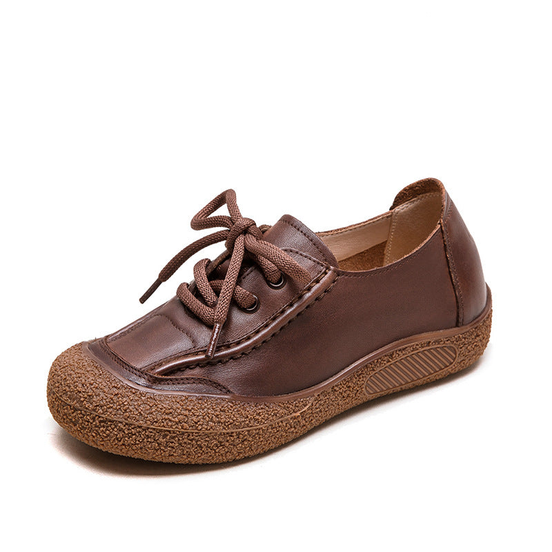 Damen Sneaker aus hochwertigem Leder mit rutschfester Sohle und atmungsaktivem Innenfutter Heidi-Mode
