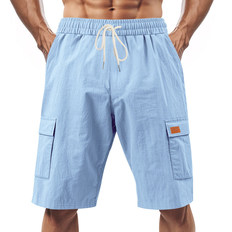Herren Cargo-Shorts mit vielseitigen Taschen und elastischem Bund Heidi-Mode