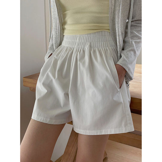 Damen bequemer und eleganter Chiffonrock mit elastischem Bund und faltigem Design Heidi-Mode