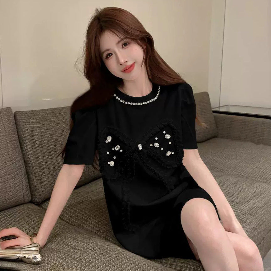 Heidi-Mode | Beaded-Dress Südostasien Strass T-Shirt Kleid