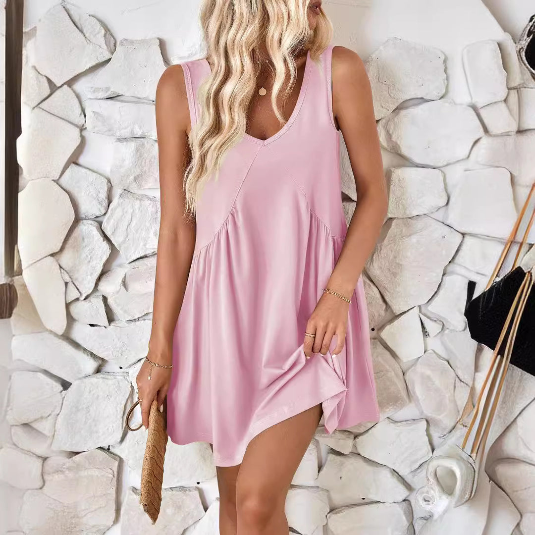 Damen Freizeitkleid aus leichtem, atmungsaktivem Material Heidi-Mode