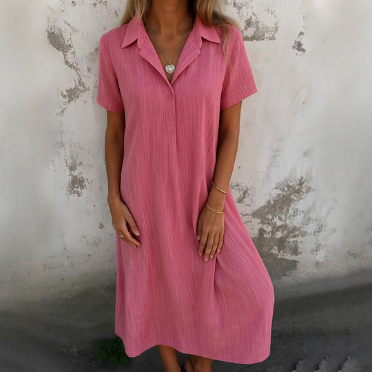 Damen Hemdblusenkleid Heidi-Mode