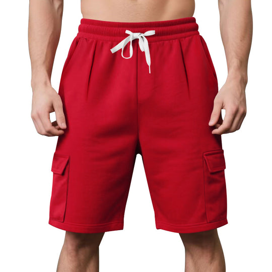 Herren Cargo-Shorts mit elastischem Bund und praktischen Seitentaschen Heidi-Mode