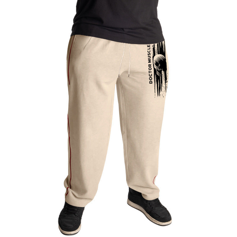 Herren Bequeme Sportjogginghose mit seitlichen Taschen und verstellbarem Kordelzug Heidi-Mode
