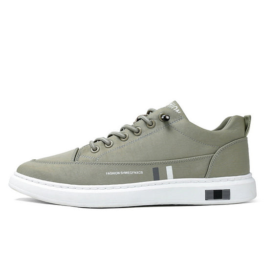 Femme Freizeit Leder Sneakers Heidi-Mode