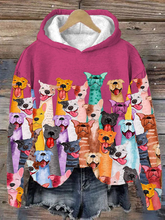 Sweatshirt mit Tiermuster