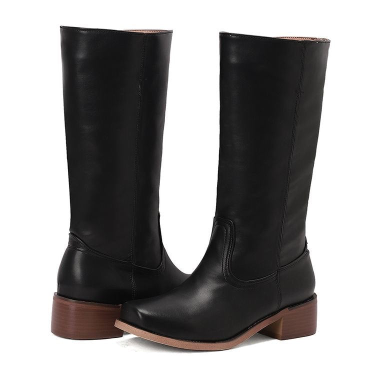 Heidi-Mode | Damen Plateau Stiefel Bequeme