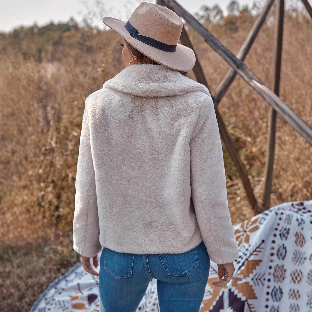 Damen Fleece Jacke im eleganten Look Heidi-Mode