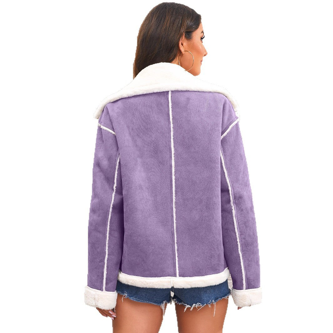 Damen Kuschelige Schaffelljacke Heidi-Mode
