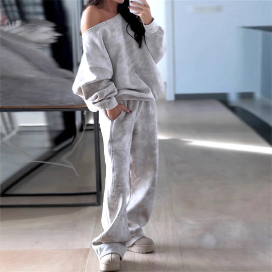 Damen lässiger Oversized Pullover Heidi-Mode