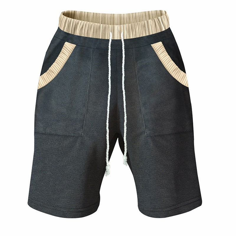 Herren Freizeit-Shorts mit elastischem Bund und praktischen Seitentaschen Heidi-Mode