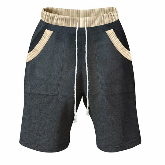 Herren Freizeit-Shorts mit elastischem Bund und praktischen Seitentaschen Heidi-Mode