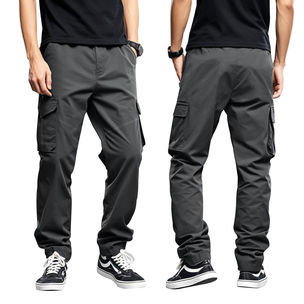 Herren Cargo-Hose mit vielseitigen Taschen und flexiblem Schnitt Heidi-Mode