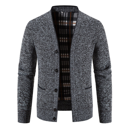 Herren Strickjacke mit modernem Design und klassischem Schnitt Heidi-Mode