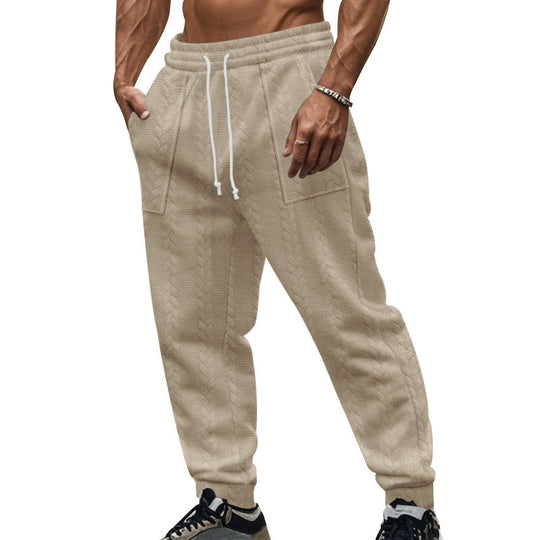 Herren Bequeme Trainingshose mit seitlichen Taschen und regulierbarem Kordelzug Heidi-Mode