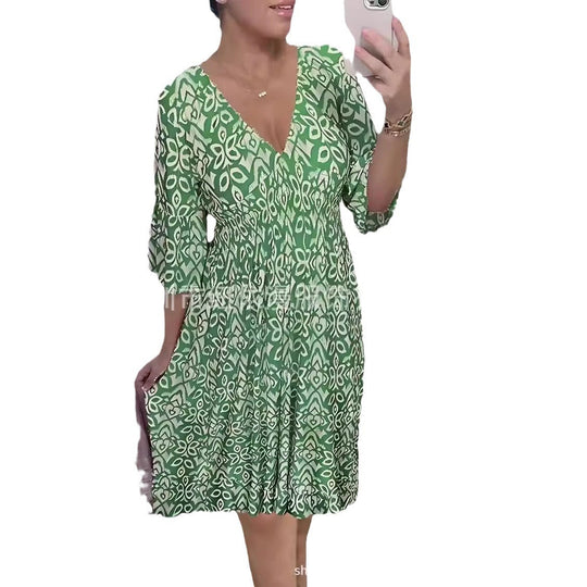 Heidi-Mode | Locker Hoch-Elastisches Strandkleid