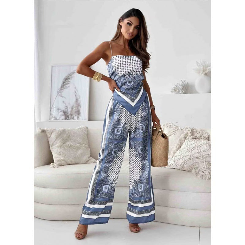 Damen stilvolle weit geschnittene Jumpsuit Heidi-Mode