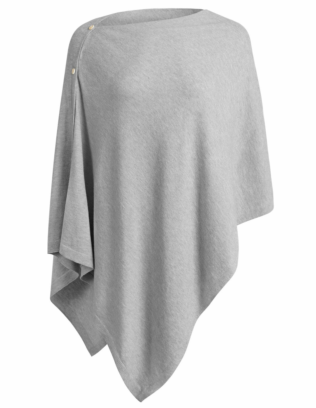 Damen vielseitiger Poncho aus hochwertiger Materialmischung Heidi-Mode