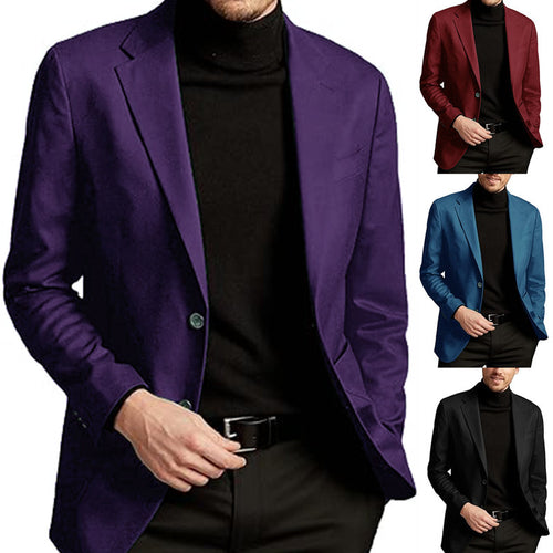 Herren eleganter Blazer mit modernem Schnitt und praktischen Taschen Heidi-Mode
