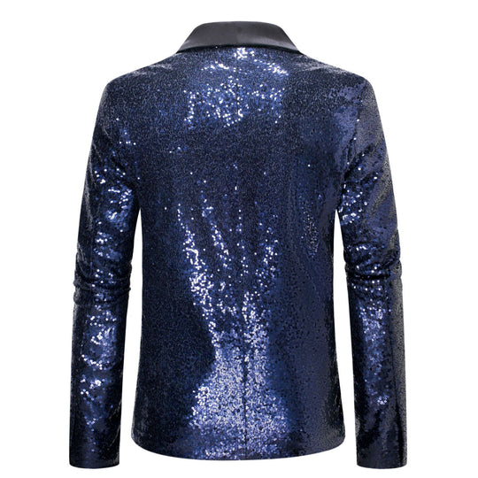 Damen Glamouröser Pailletten Blazer Heidi-Mode
