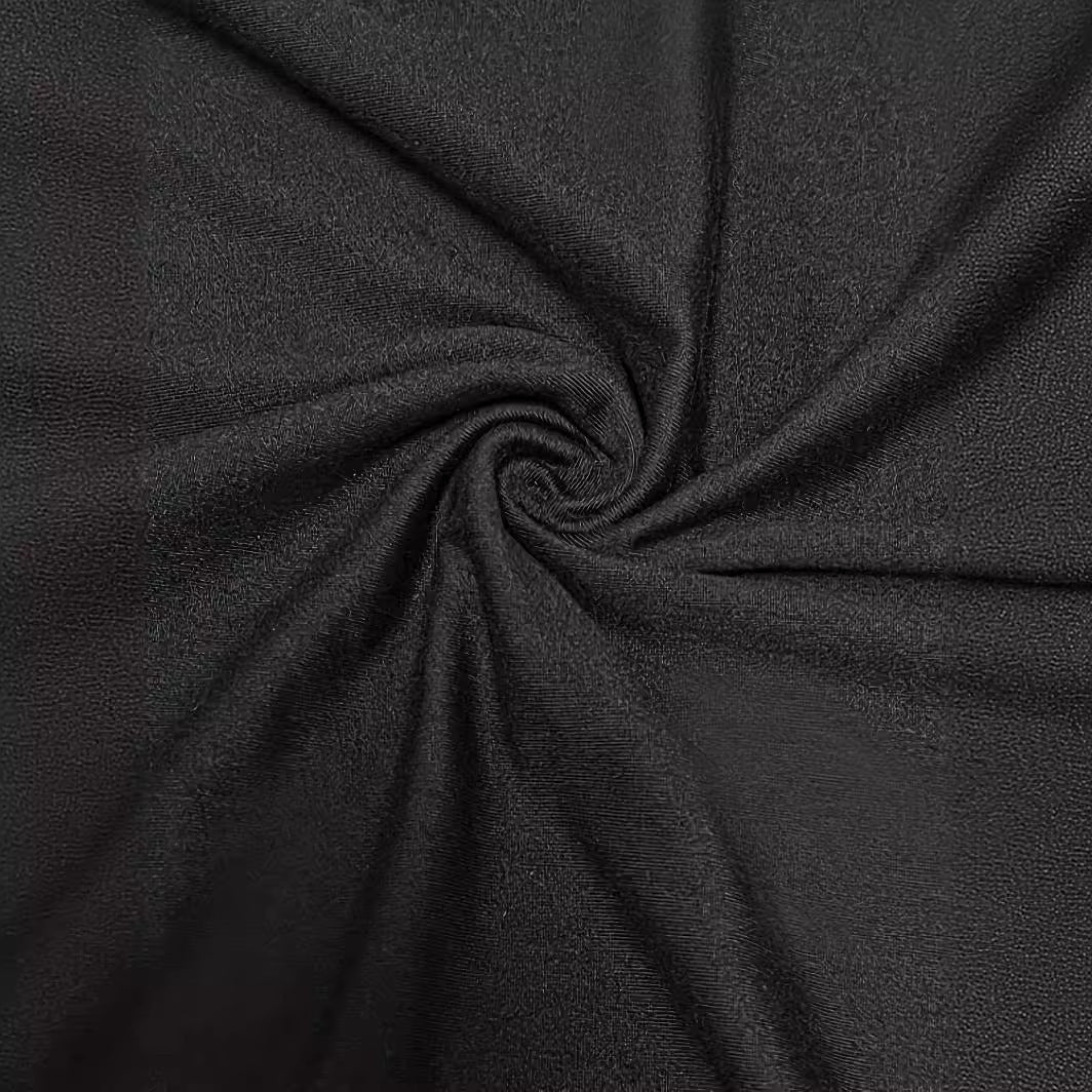 Damen Elegantes Maxikleid mit Raffungen und Rundhalsausschnitt Heidi-Mode