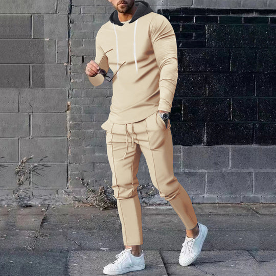 Herren Sportliches Hoodie-Set mit stylischen Jogginghosen Heidi-Mode