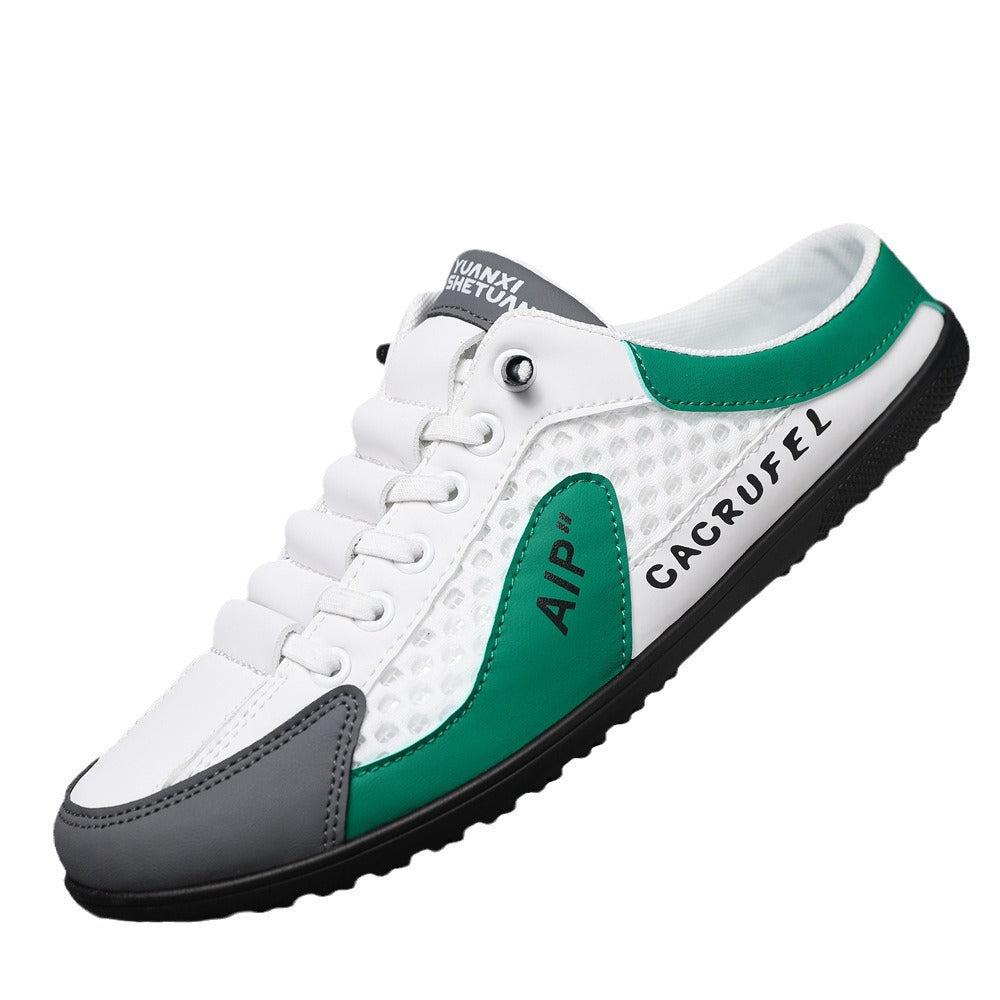 Herren Leichte Slip-On Freizeitsneaker mit Atmungsaktivem Mesh-Design Heidi-Mode