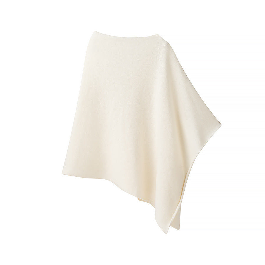 Damen Poncho aus weichem, hochwertigem Material mit elegantem Schnitt Heidi-Mode