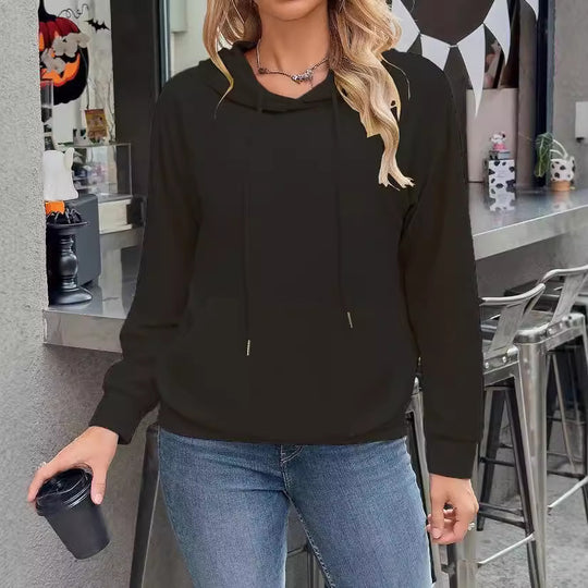 Damen Freizeit Kapuzenpullover mit bequemer Passform Heidi-Mode