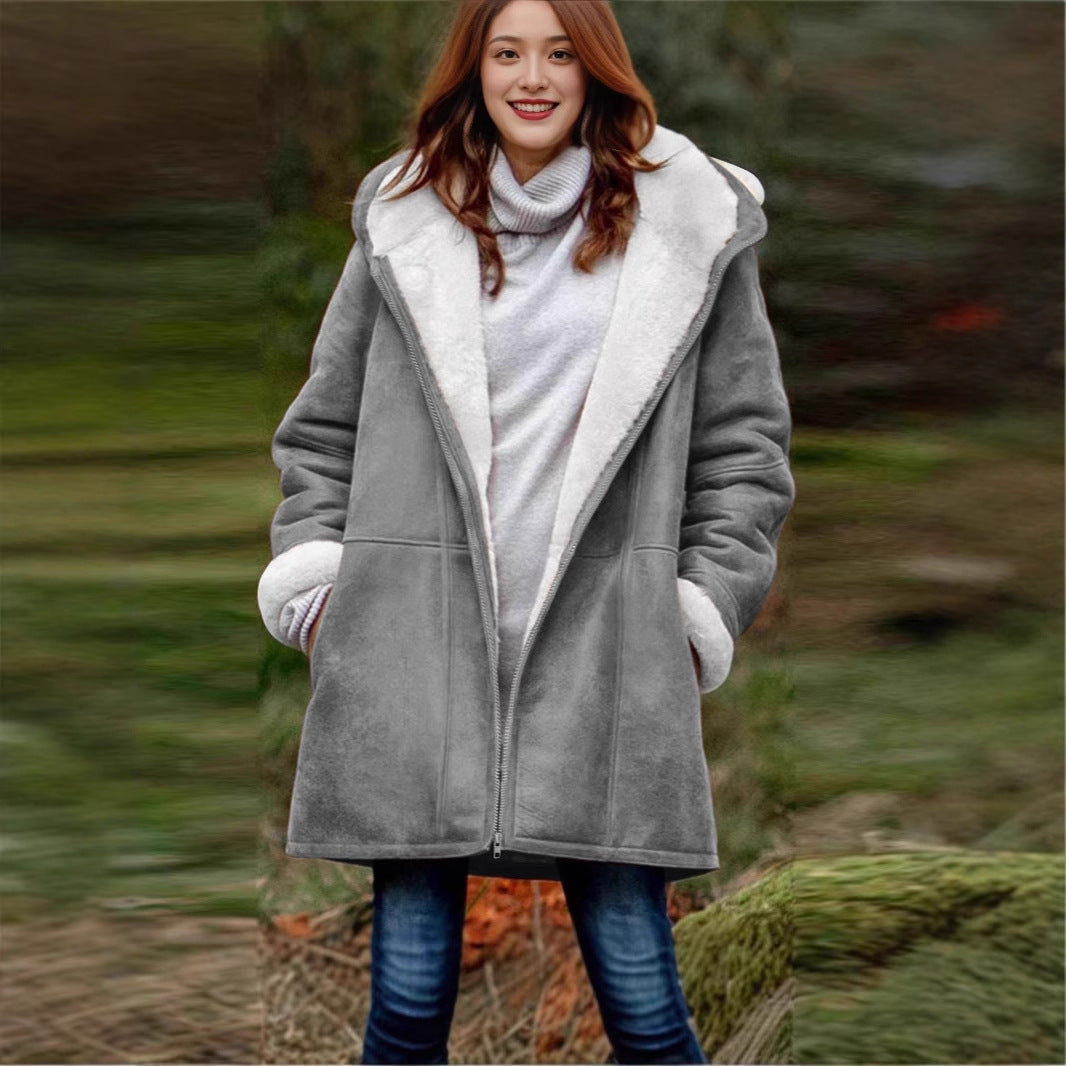 Damen Fleecegefütterte Outdoor-Jacke Heidi-Mode