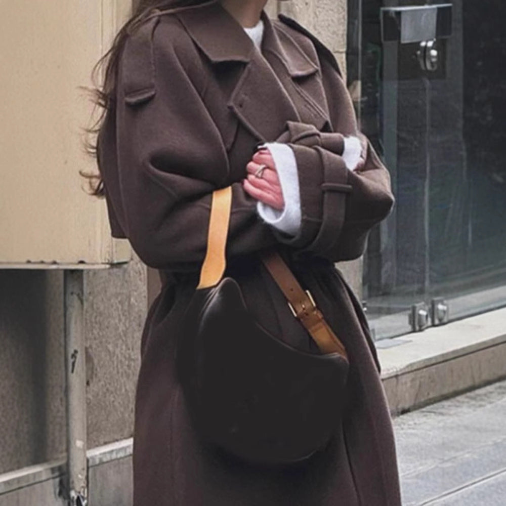 Damen oversized Wollmantel Heidi-Mode