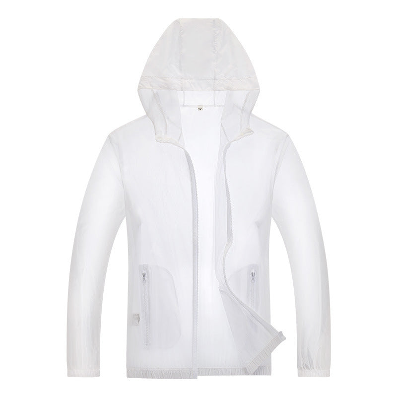 Herren ultraleichte Regenjacke mit verstellbarem Kapuzenbereich und reflektierenden Elementen Heidi-Mode