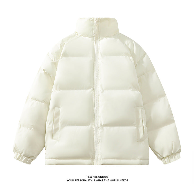 Herren warm gefütterte Winterjacke mit hohem Kragen und praktischem Reißverschluss Heidi-Mode