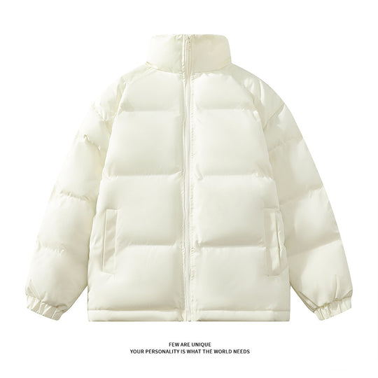 Herren warm gefütterte Winterjacke mit hohem Kragen und praktischem Reißverschluss Heidi-Mode