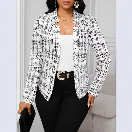 Damen raffinierte Business-Blazerjacke Heidi-Mode