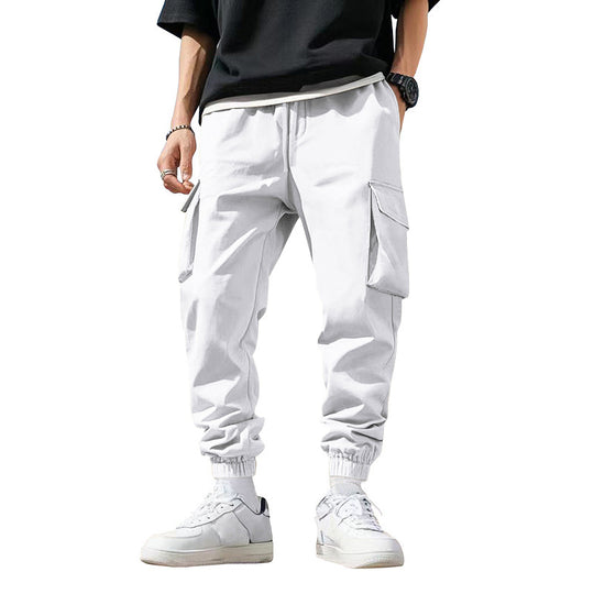 Herren Cargo-Jogginghose mit praktischen Taschen und elastischem Bund Heidi-Mode