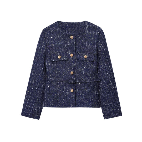 Damen trendige tweed Jacke Heidi-Mode
