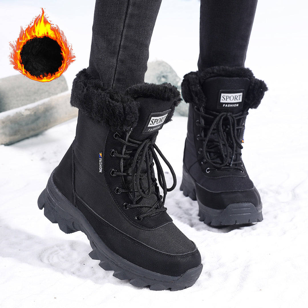 Damen Thermo-Winterstiefel mit isolierendem Futter und rutschfester Sohle Heidi-Mode