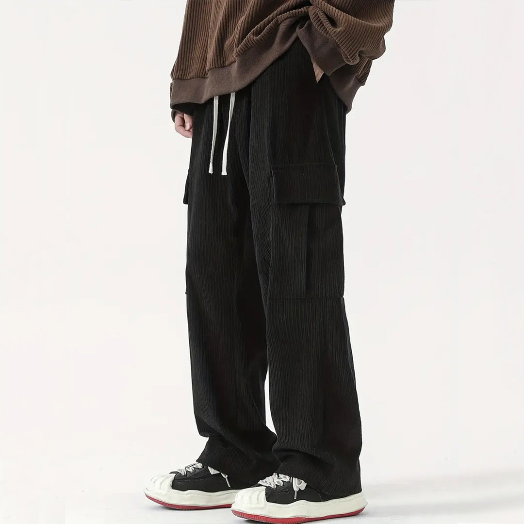 Herren Kord Cargo-Hose Heidi-Mode