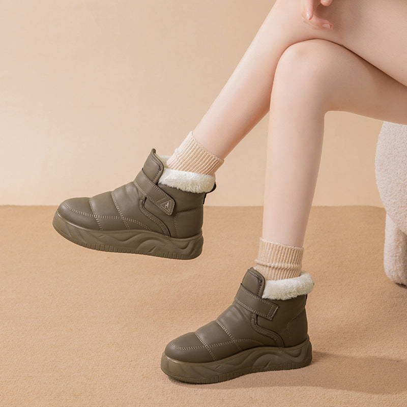 Damen Isolierte Kunstfellgefütterte Stiefeletten Heidi-Mode
