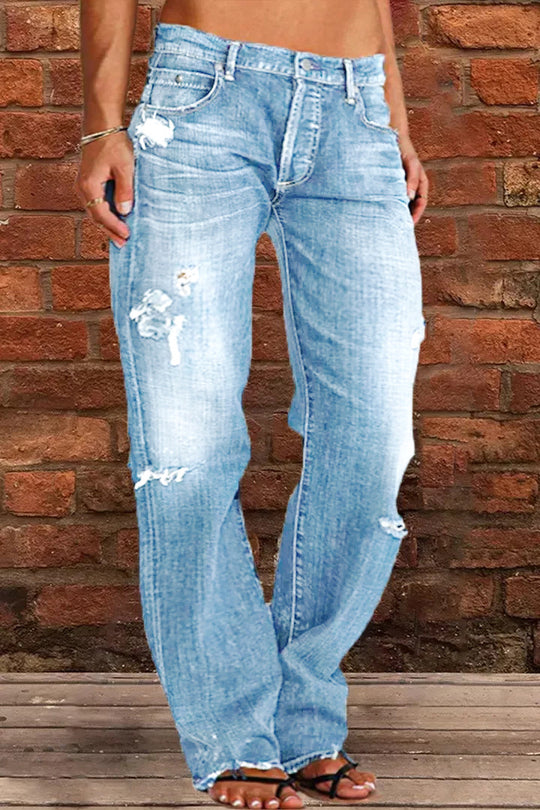 Damen lockere Jeans im Used-Look Heidi-Mode