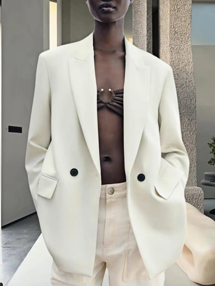 Damen Modischer und eleganter Oversized Blazer Heidi-Mode