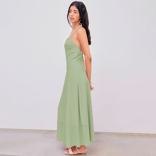 Heidi-Mode | Ärmelloses-Kleid Tailliert Elegant Ärmelloses Kleid