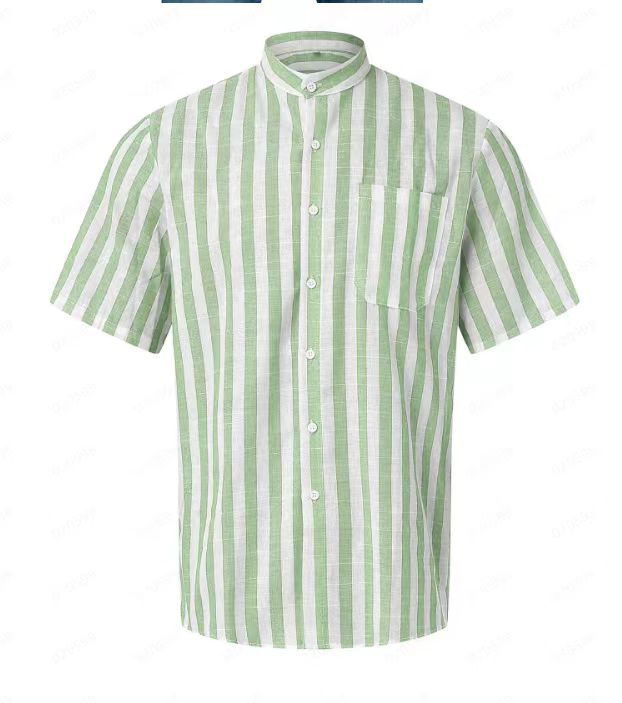 Heidi Mode | Herren Hemd mit gestreiftem Revers