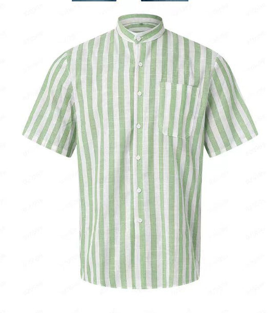 Heidi Mode | Herren Hemd mit gestreiftem Revers