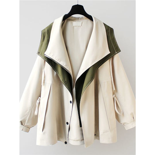 Damen multifunktionale Outdoor-Jacke mit großen Taschen und praktischen Reißverschlüssen Heidi-Mode