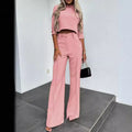 Heidi-Mode | Eleganz Tailliertes Herbst-Hosenset für Stilvolle Looks